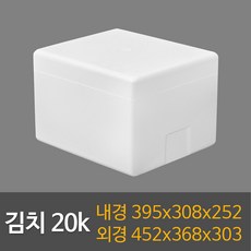 택배용 식품용 김치20k(12ea) W-5호 스티로폼박스
