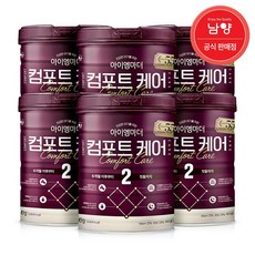 뉴 아이엠마더 컴포트케어 분유 2단계 / 배앓이분유, 800g, 6개