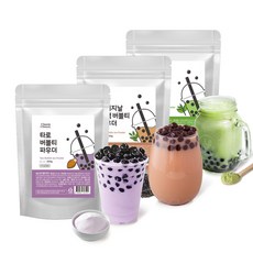 참스윗 버블티 파우더 3종 200g 타로/오리지날블랙/그린 홍차/녹차 [당일발송], 그린 버블티 파우더 200g