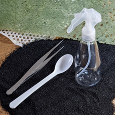 테이블가드닝 티라미숲 테라리움 키트 제주애기모람 미니마 미니테라리움 만들기, 만들기도구셋트(정밀핀셋/미니분무기/작업수저), 1개