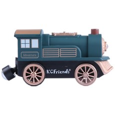 KCFriends 經典電動火車頭, 安全無毒, SGS檢驗合格, 訓練手部小肌肉, 綠色