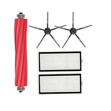 Roborock Q7 Max + Plus T8 로봇 Vakum Yedek Parza Ana Yan Firza Hepa Filtre Paspas Toz Torbasi, 14 5pas