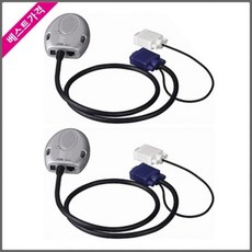 SSK110599세트 윈정보 MAX300M-RJ-45 송수신기 VGA-RS232 리피터 VR-E, 1
