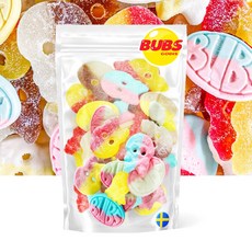 스웨덴 젤리 스웨디시 캔디 BUBS 믹스 MIX 대용량 BUBS 믹스 180g, 1개