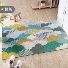 자바라 현관 매트 재단가능함 셀럽 실타래 진입문 카페트 도어매트 가정용, T09-120cm*180cm, C09-단번에출세(가로판)