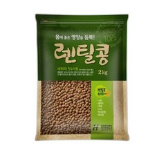 현대농산 해담터 갈색렌틸콩, 2kg, 10개