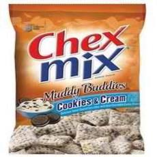 Chex MIX Muddy Buddies Cookies and Cream Special Edition 4 bags @ 10.5 Oz Each 첵스 MIX 머디 버디 즈 쿠키 앤 크, 1