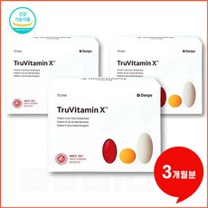 덴프스 트루바이타민 X 시즌2 고함량 비타민B군 1540mg, 3개, 30개입, 30정