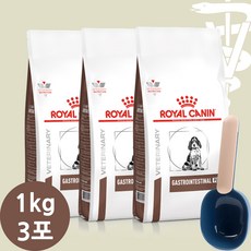 [로얄캐닌] 독 가스트로인테스티널 퍼피(주니어) 3kg (1kg*3) 스쿱포함, 1kg, 3개 - 로얄캐닌가스트로