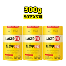 락토핏 생 유산균 골드, 100g, 3개