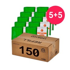 5+5 매직캔 리필 봉투 150R10D 화장실휴지통 싱크대휴지통 MK 걸이형 (호환 MNE150 MPV10A)