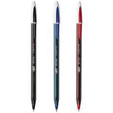 BIC 크리스탈 이그젝트 0.7mm 12개입, 레드 12개입