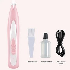 애완동물 발 전기 푸싱 가위 고양이 면도기 털 손질용 넓어진 특, 1개, 3.Pink