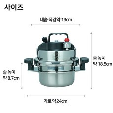 참좋은현상 5분 바로 밥 압력 누룽지 가마솥 콤보세트A + 사각인덕션