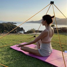 명상 요가 피라미드 세트 원터치 폴대형 이집트 기자 누비안 차크라 기치료 수련, 애완기자, 1개