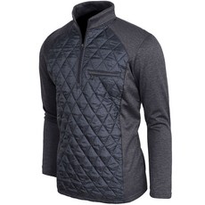 노블진 남성 패딩티셔츠 기모 퀄팅 겨울작업복 상의 방한복 긴팔티셔츠
