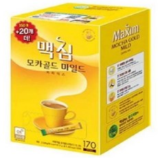 맥심 모카골드 마일드 커피 믹스, 12g, 3개, 170개입