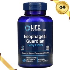 라이프익스텐션 알긴산 1000mg 60정 츄어블 마그네슘 칼슘 칼륨 딸기 석류 추출물, 1개