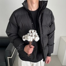 남자 숏패딩 웰론 패딩 오버핏 커플 점퍼 겨울 (13color)