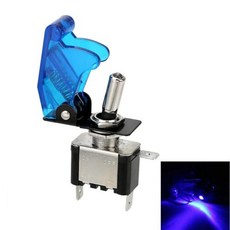 12V 24V 6 로커 스위치 패널 라이트 토글 버튼 10A 퓨즈 차단기 방수 세트 보트 해양 트럭용 레이싱 카 액세서리, 1개