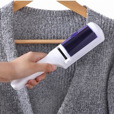 가이사노 가정용 실내 의류 옷 보풀 제거기, 화이트