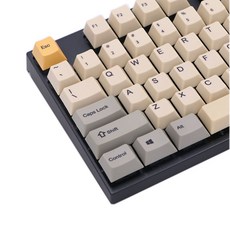 KeyPro 치즈 감열 염료 승화 글꼴 기계식 MX 스위치 키보드 용 PBT 키 캡 체리 프로파일|키보드|, 1개, 단일, 108 keys