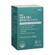 뉴트리코어 NCS 식물성알티지오메가3, 2개, 30정