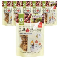 두두담 공주 알밤 두부칩 두부과자, 6개, 75g