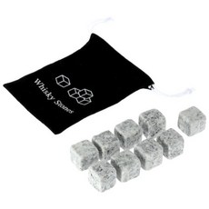 와인칠링백 9 pcs 돌 음료 쿨러 큐브 바위 화강암 주머니 가정용 재사용 바 위스키얼음, 협력사, 03