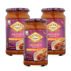 Pataks 잘프레지 매운 카레 시머 소스 Jalfrezi Curry Simmer Sauce 425g 3팩, 3개