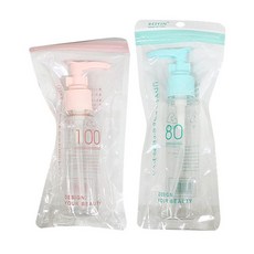 달콤상회 칼라 펌프 공병 용기 소분 샴푸통 화장품 오일병 로션 플라스틱공병, 100ML