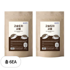 파이브오션 고슴도치 사료, 600g, 6개