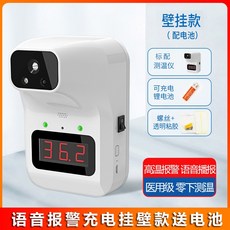 적외선 온도측정기 입식 전자동 스마트 음성방송액 온건충전 비접촉식 체온계, 옵션4