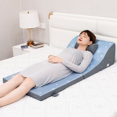위 편한 베개 경사 매트리스 높은 역류 방지 등받이, C. 편안한 매트 타입 이중 목적 접이식 쿠션, 이미지 참조, 편안한 매트 타입 이중 목적 접이식쿠션안심겸용