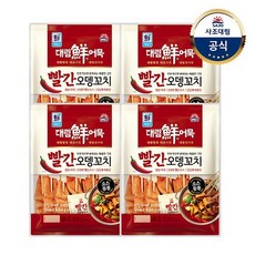 [사조대림] [대림냉동] 빨간오뎅꼬치 409g x4개 /어묵꼬치/냉동어묵, 1세트