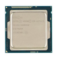Intel Xeon E3 1271 V3 3.6GHz 쿼드코어 8 스레드 CPU 프로세서 L2 = 1M L3 8M 80W LGA 1150