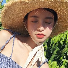 도로시홀릭레이스리본라탄모자