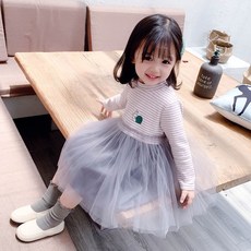 여아 레이스 쉬폰 원피스 아동 복