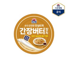 [사조] 사조참치 간장버터 참치(안심따개) 100g X 1캔 참치캔통조림, 1개