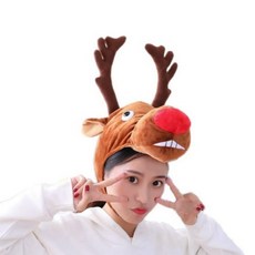 루돌프모자 동물모자 인싸모자 특이한모자 캐릭터모자