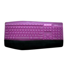 마우스세트 적용 LOGITECH나기 MK850 키스킨 먼지방지, 1, 복권이 비치다 보라색 청소를 보내다