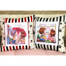 십자수쿠션만들기