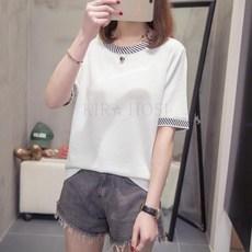 kirahosi 클래시 7 빅사이즈 티셔츠 여름 여성 티셔츠 665 +스마트 스트랩 증정 BD1eg6n