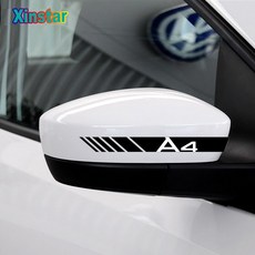 2pcs 자동차 스티커 아우디 SLINE A1 8X A3 A4 B5 B6 B7 B8 B9 A5 A6 C7 C6 C5 4F A8 D3 D4 8R Q3 Q5 Q7 TT RS|차량용, 1개, Black, A7