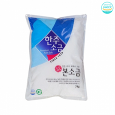 한주소금 한주본소금(국산) 3kg /, 6개