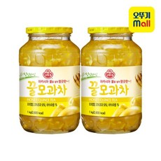 [오뚜기] 꿀모과차 1kg 2개, 1개입