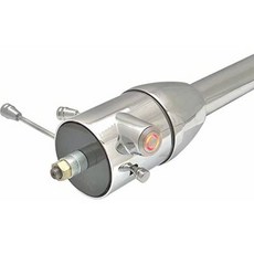 Helix Helix 10009 32 Chrome Steering Column Floor Shift (Red Push Butt