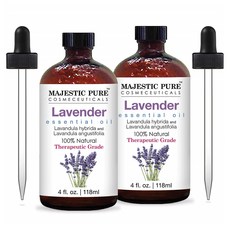Majestic Pure Lavender Essential Oil 마제스틱 퓨어 라벤더 에센셜 오일 118ml 2팩