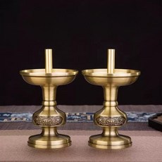 제수용 촛대 장례식장 제사 구리 촛대, 1개