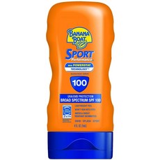 바나나 보트 스포츠 퍼포먼스 선크림 로션 SPF 100 4온스, 단일옵션